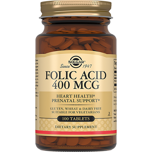 Solgar Кислота Folic Acid Фолиевая Таблетки №100