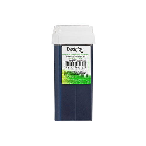 Depilflax Воск Marine Liposoluble Hair Removal Wax в Картридже Морской Пчелиный, 110г
