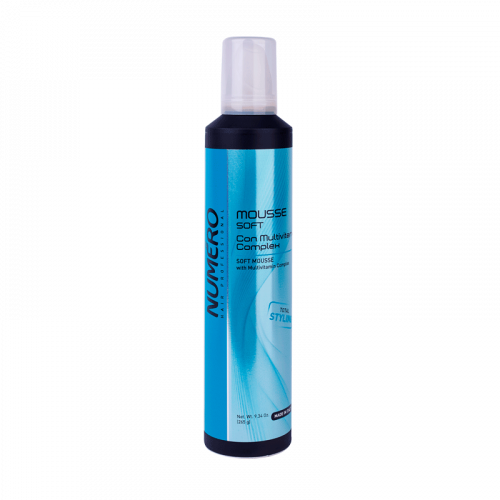 Brelil Professional Пена Mousse Soft Numero для волос нормальной фиксации с мульвитаминным комплексом, 300 мл