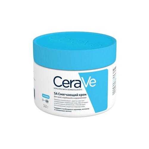 CeraVe Крем SA Smoothing Cream Смягчающий для Сухой, Огрубевшей и Неровной Кожи, 340г