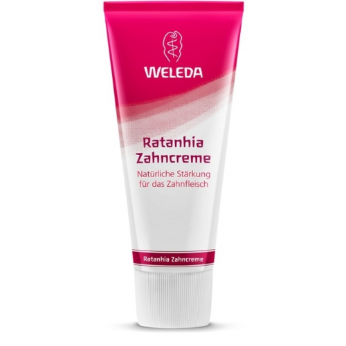WELEDA Паста Ratanhia Toothpaste Зубная Растительная Ратания, 75 мл