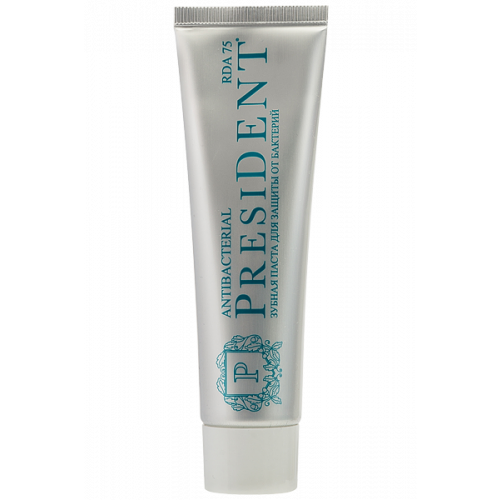 President Паста Antibacterial Зубная Президент Антибактериал Туба, 50 мл