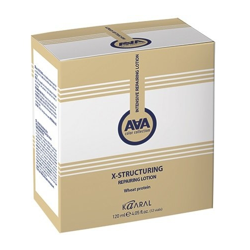 Kaaral Лосьон AAA X-Form X-Structuring Repairing Lotion Восстанавливающий для Сильно Поврежденных Волос с Пшеничными Протеинами, 120 мл
