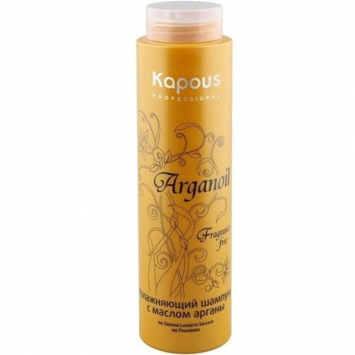 Kapous Шампунь Arganoil Увлажняющий для Волос с Маслом Арганы, 300 мл
