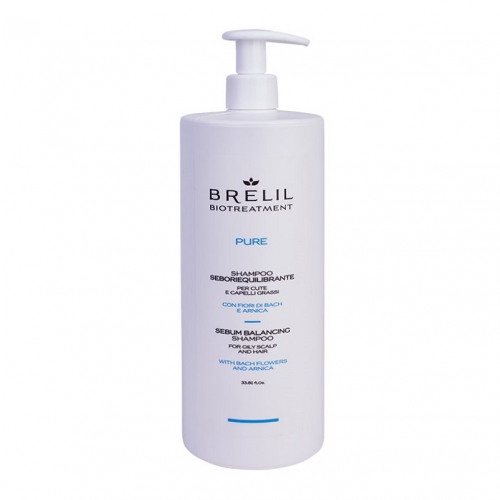 Brelil Professional Шампунь Bio Treatment Pure для Жирных Волос, 1000 мл