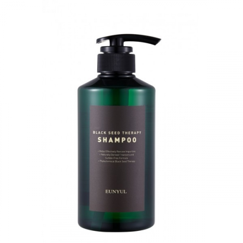 Eunyul Шампунь Black Seed Therapy Shampoo для Волос с Маслом Черного Тмина, 500 мл