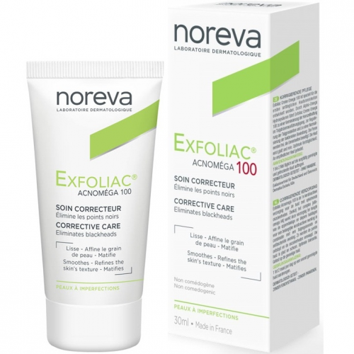 Noreva Крем Exfoliac дляЛица Акномега 100 Тюбик, 30 мл