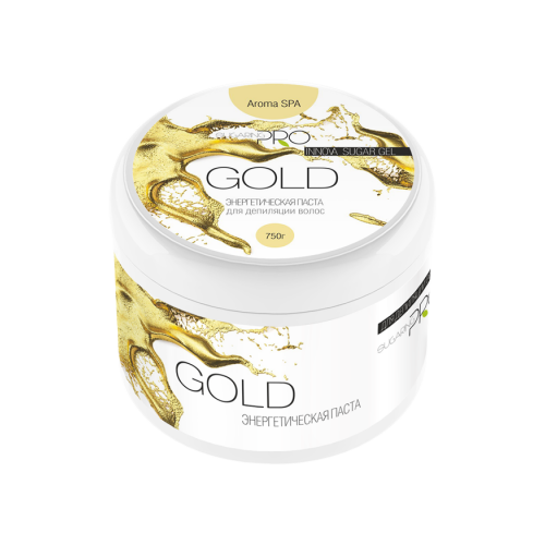 Sugaring PRO Паста Gold Сахарная Энергетическая Золото Универсальная Лето, без Разогрева, 750г