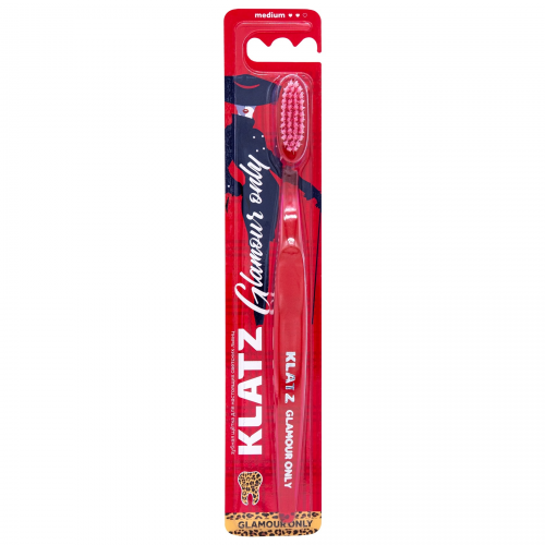 Klatz Щетка Glamour Only Зубная для Девушек Средняя, 1 шт