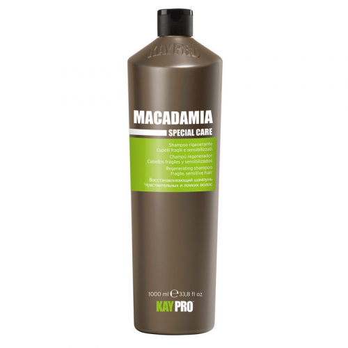 KAYPRO Шампунь Macadamia Увлажняющий с Маслом Макадамии, 1000 мл