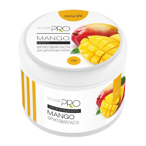 Sugaring PRO Паста Mango Сахарная Фруктовая Манго Универсальная Лето, без Разогрева, 750г
