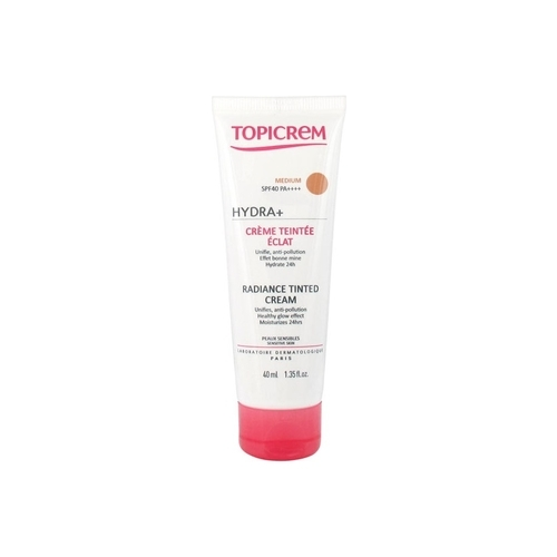 Topicrem Крем Hydra+ Creme Teintee Eclat Medium Тональный с Эффектом Сияния, 40 мл