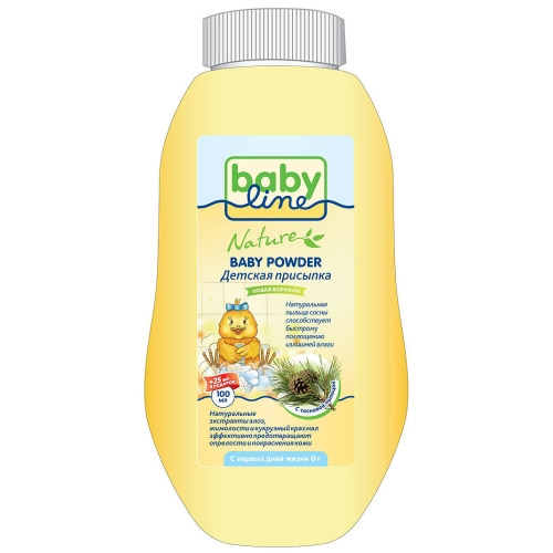 BABYLINE Присыпка Nature Детская с Сосновой Пыльцой, 100г