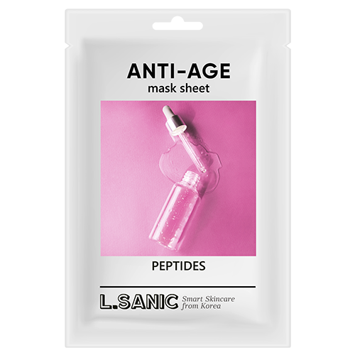 L.Sanic Маска Peptides Anti-Age Mask Sheet Антивозрастная Тканевая с Пептидами, 25 мл