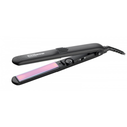 Gamma PIU Щипцы Rainbow 230° с Радужным Антистатическим Покрытием Черные