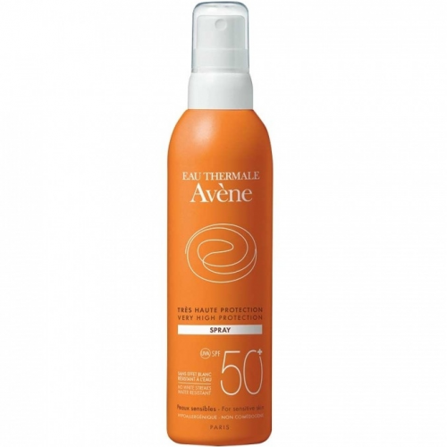 AVENE Спрей Very High Protection Spray Солнцезащитный для Чувствительной Кожи Spf 50, 200 мл