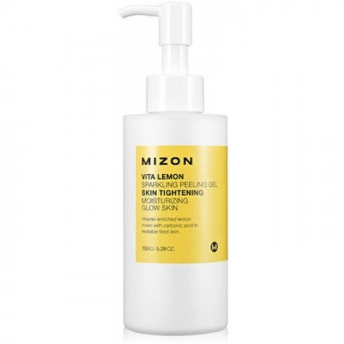 MIZON Гель Vita Lemon Sparkling Peeling Gel Витаминный с Экстрактом Лимона, 150 мл