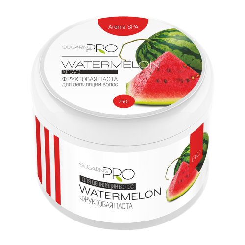 Sugaring PRO Паста Watermelon Сахарная Фруктовая Арбуз Универсальная Лето, без Разогрева, 750г