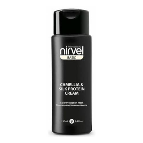 Nirvel Professional Маска-Блеск Mask-Shine Color Protection Camellia & Silk Protein для Окрашенных Волос, 250 мл