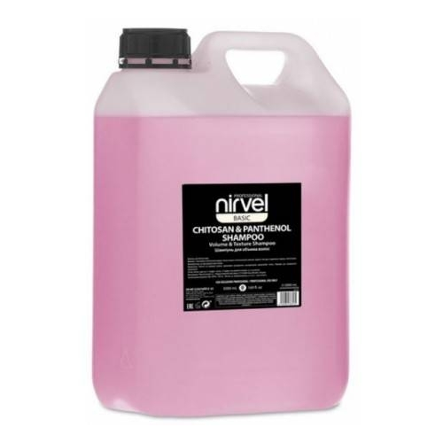 Nirvel Professional Шампунь Shampoo Volume & Texture Chitosan & Panthenol для Тонких и Безжизненных Волос, 5000 мл
