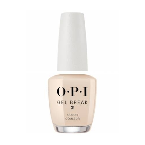 OPI Покрытие Gel Break Too Tan-talizing Ухаживающее с Эффектом Цвета Интенсивный Бежевый, 15 мл