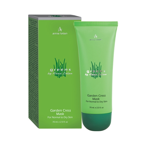 Anna Lotan Маска Greens Garden Cress Anti Stress Mask Кресс-салат для нормальной/сухой кожи, 70 мл