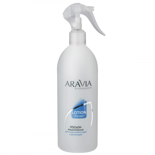 ARAVIA Лосьон Lotion Pre-epil Мицеллярный для Подготовки Кожи к Депиляции, 500 мл