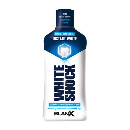 Blanx Ополаскиватель White Shock Instant White Mouthwash для Полости Рта Мгновенное Отбеливание, 500 мл