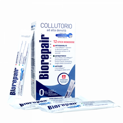 BIOREPAIR Жидкость Antibacterial Mouthwash Концентрированная для Полоскания Полости Рта, 12 стик. по 12 мл