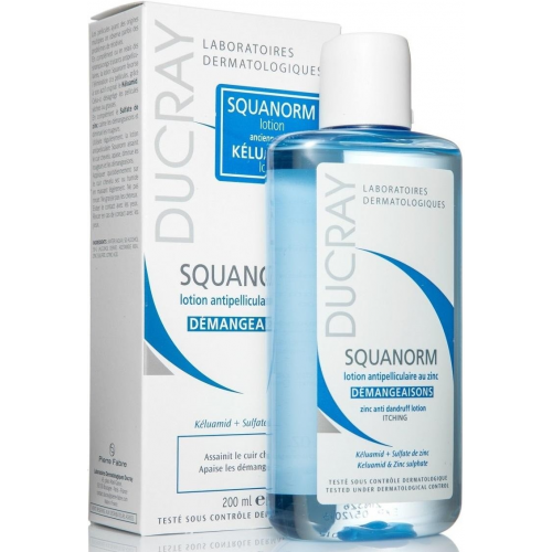 Ducray Лосьон Squanorm от Перхоти с Цинком Скванорм, 200 мл