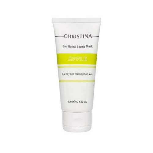Christina Маска Sea Herbal Beauty Mask Apple for oily SPF 15 Skin Яблочная Красоты для Жирной и Комбинированной Кожи, 60 мл