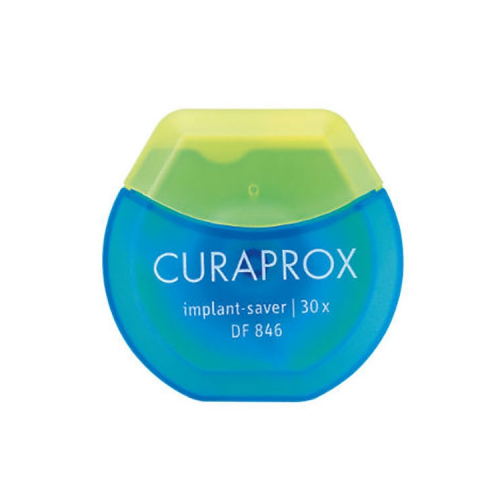 Curaprox Нить Implant Межзубная Эластичная из Микроволокна, 30 Нитей в Упаковке
