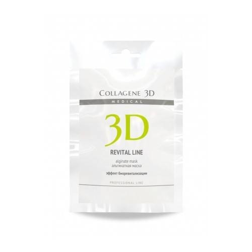 Collagene 3D Альгинатная маска для лица и тела с протеинами икры Revital Line, 30 г