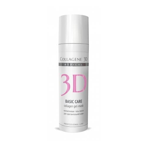 Collagene 3D Коллагеновая Гель-маска для чувствительной и склонной к аллергии кожи Basic Care, 30 мл