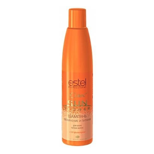 ESTEL Шампунь CUREX Sun Flower с Uv-Фильтром Увлажнение и Питание, 300 мл
