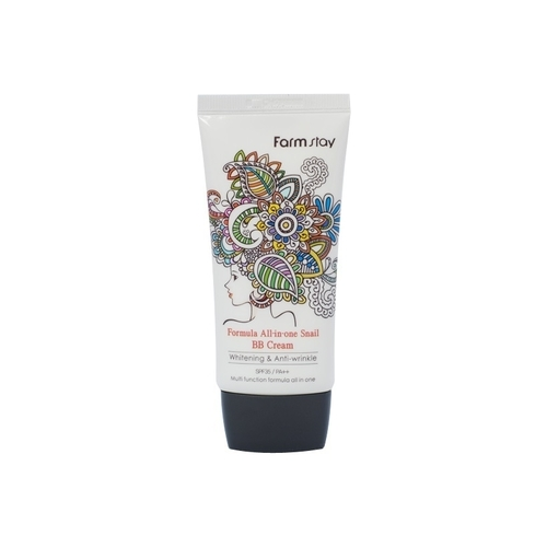 FarmStay ББ Крем Formula All-In-One Snail Sun BB Cream Многофункциональный с Муцином Улитки SPF50+/PA+++, 50г,
