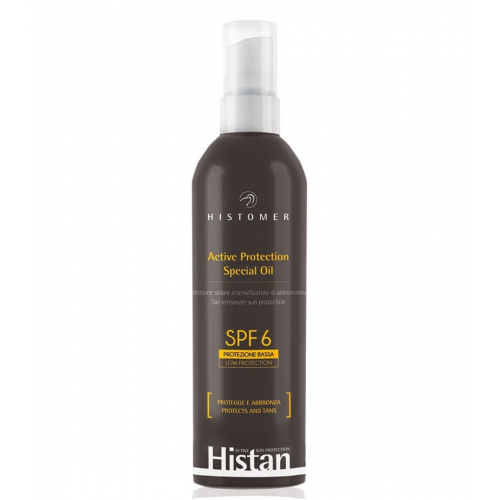 Histomer Солнцезащитное масло-бронзатор для лица и тела SPF6 Active Protection Oil, 200 мл