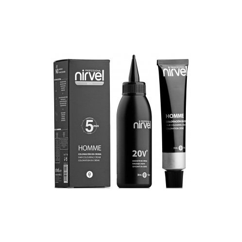 Nirvel Professional Краситель Homme Hair Light Chestnut CT-7 для Волос Светло-Каштановый, 30 мл+30 мл