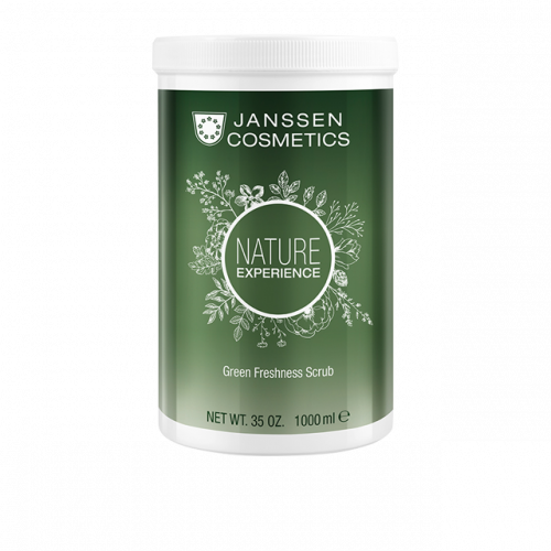 JANSSEN COSMETICS Скраб Green Freshness Scrub для Тела Обновляющий с Экстрактом Торфа, 1000 мл