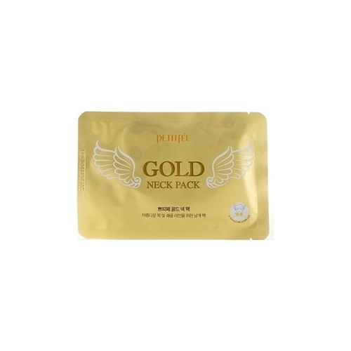Petitfee Маска Gold Neck Pack Гидрогелевая для Шеи с Золотом, 10г