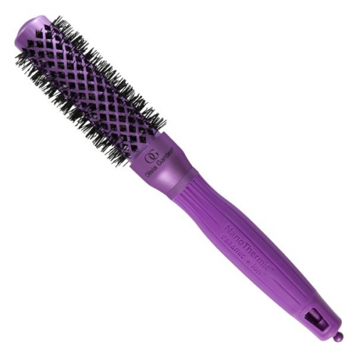 OLIVIA Garden Термобрашинг для укладки волос керамика+ ион NanoThermic Violet 24 мм