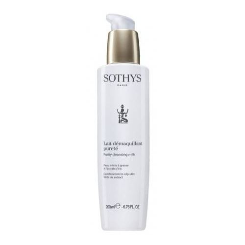 Sothys Молочко Purity Cleansing Milk Очищающее для Жирной Кожи с Экстрактом Ириса, 200 мл