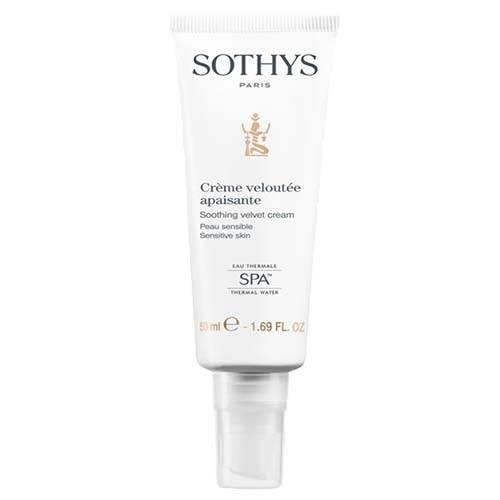 Sothys Крем Soothing Velvet Cream Успокаивающий для Чувствительной Кожи (Нормальная и Сухая), 50 мл