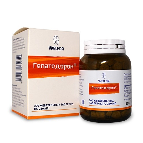 WELEDA Гепатодорон Hepatodoron Tabletten №200