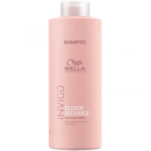 Wella Шампунь Invigo Blond Recharge для Освежения Цвета Светлых Волос, 1000 мл