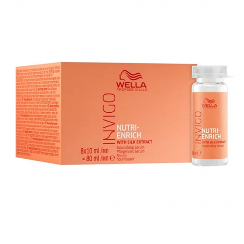 Wella Сыворотка Invigo Nutri-Enrich Питательная для Волос, 8 Х 10 мл