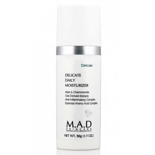 M.A.D SkinCare Крем Delicate Daily Moisturizer Увлажняющий для Ухода за Чувствительной Кожей, 50г