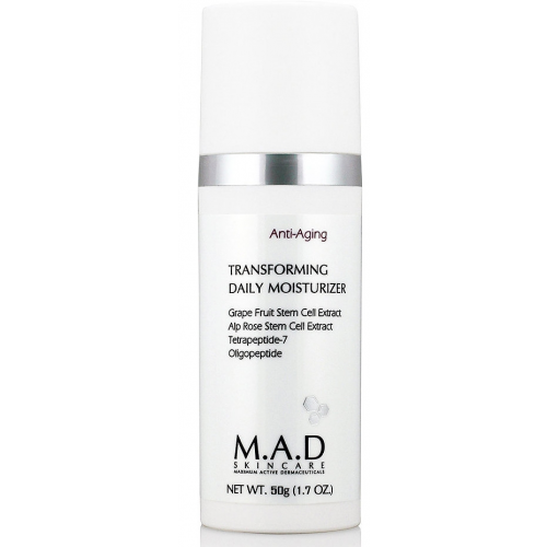 M.A.D SkinCare Крем Transforming Daily Moisturizer Увлажняющий Дневной Предупреждающий Старение Кожи, 50г