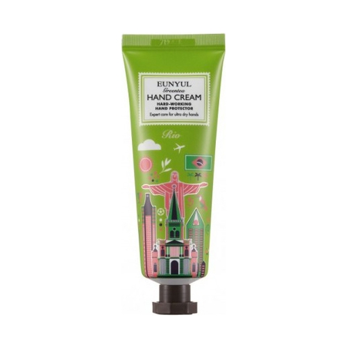 Eunyul Крем Greentea Hand Cream Rio для Рук с Экстрактом Зеленого Чая Рио, 50г