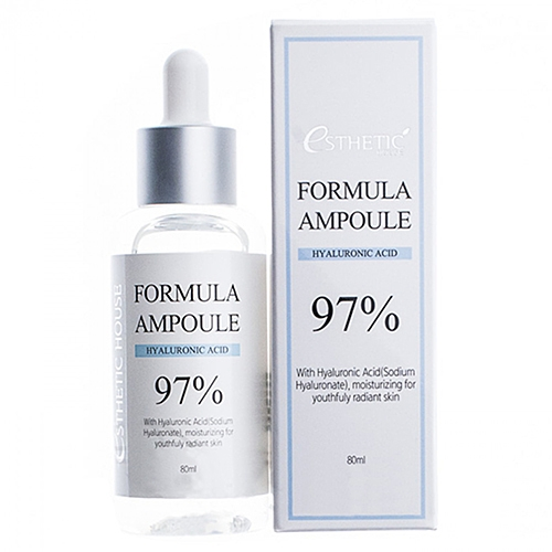 Esthetic House Сыворотка Formula Ampoule Hyaluronic Acid для Лица с Гиалуроном, 80 мл
